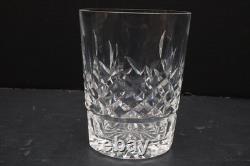 SET of 4 Waterford Crystal Lismore VTG DOF Double Old Fashioned Glasses Tumblers