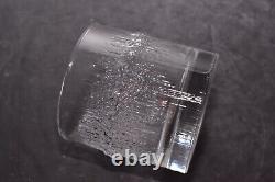 SET of 6 Vtg Mcm Iittala Niva Double Old Fashioned Cocktail Glasses Tumblers DOF