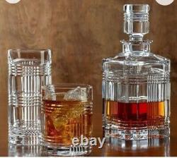 S/4 RALPH LAUREN Crystal Glen Plaid Double Old Fashioned Glasses Yellowstone