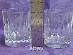 Saint Louis Crystal Double Old Fashioned Rocks Glasses. Set of 2. France