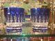 Saint Louis Tommy Double Old Fashioned two (2) Crystal Glasses, Mint, 2007