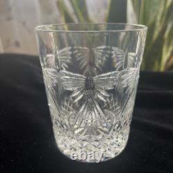 Set 2 Waterford Crystal Millennium Peace Whiskey Double Old Fashioned Glasses