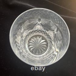 Set 2 Waterford Crystal Millennium Peace Whiskey Double Old Fashioned Glasses