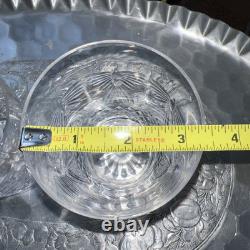 Set 2 Waterford Crystal Millennium Peace Whiskey Double Old Fashioned Glasses