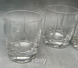 Set/4 Lenox Sea Swirl Double Old Fashioned Glasses 4