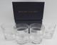 Set 4 RALPH LAUREN Crystal CALDWELL Whiskey Double Old Fashioned Glasses with Box