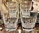 Set 4 Vintage Waterford Clarion Double Old Fashioned Crystal Glasses 4 1/2 In