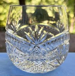 Set 4 Waterford Crystal Seahorse Nouveau Double Old Fashioned Tumblers Glasses