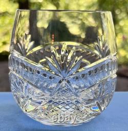 Set 4 Waterford Crystal Seahorse Nouveau Double Old Fashioned Tumblers Glasses