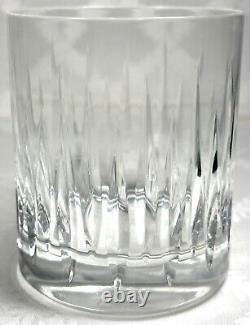 Set / 6 Double Old Fashioned Tumblers Miller Rogaska SOHO Vertical Cuts Crystal