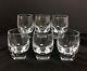 Set 6 Moser Crystal Bar Ice Bottom Double Old Fashioned Rocks Glasses