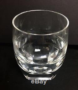Set 6 Moser Crystal Bar Ice Bottom Double Old Fashioned Rocks Glasses