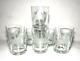 Set (8) Different Etched HORSE BREEDS 12 Oz. DOUBLE OLD FASHIONED GLASSESFrance