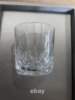 Set 8 Waterford Crystal Double Old Fashioned Glasses Signed Heavy Crystal