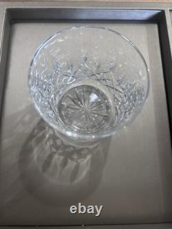 Set 8 Waterford Crystal Double Old Fashioned Glasses Signed Heavy Crystal