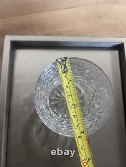 Set 8 Waterford Crystal Double Old Fashioned Glasses Signed Heavy Crystal