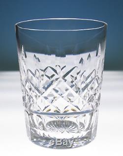 Set 8 Waterford LISMORE 12oz Double Old Fashioned Glasses Cut Irish Crystal DOF