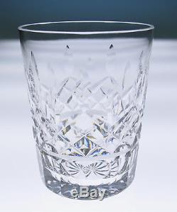 Set 8 Waterford LISMORE 12oz Double Old Fashioned Glasses Cut Irish Crystal DOF