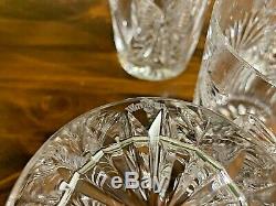 Set Of 10 Waterford Crystal 5 Toasts Double Old Fashioned Glasses (signed!)