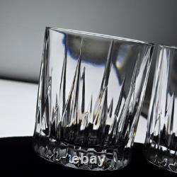 Set Of 2 Mikasa Arctic Lights Double Old Fashioned Whisky Tumbler Glass 359006
