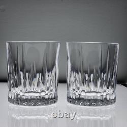 Set Of 2 Mikasa Arctic Lights Double Old Fashioned Whisky Tumbler Glass 359006