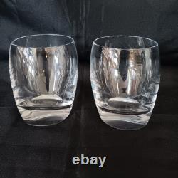 Set Of 2 Nambé Tilt Double Old Fashioned Glasses
