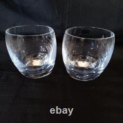 Set Of 2 Nambé Tilt Double Old Fashioned Glasses
