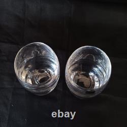 Set Of 2 Nambé Tilt Double Old Fashioned Glasses