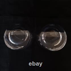 Set Of 2 Nambé Tilt Double Old Fashioned Glasses