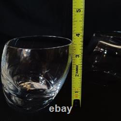 Set Of 2 Nambé Tilt Double Old Fashioned Glasses