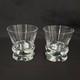 Set Of 2 Spire by Sasaki Crystal Double Old Fashioned Rocks Glasses Rare