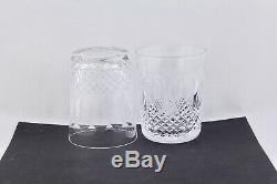 Set Of 2 Waterford Colleen 12oz Doubled Old Fashioned Glasses Mint