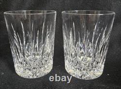 Set Of 2 Waterford Crystal Ballyshannon Double Old Fashioned Glasses