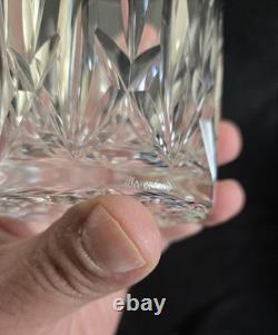 Set Of 2 Waterford Crystal Ballyshannon Double Old Fashioned Glasses