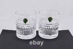 Set Of 2 Waterford Crystal Bolton Double Old Fashioned Glasses New