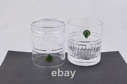 Set Of 2 Waterford Crystal Bolton Double Old Fashioned Glasses New