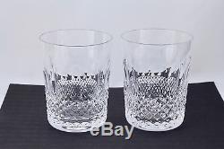 Set Of 2 Waterford Crystal Colleen Double Old Fashioned Glasses/tumblers-mint #2