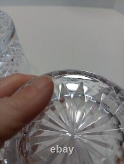 Set Of 2 Waterford Crystal Happy Birthday Double Old Fashioned Glasses No Box