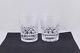 Set Of 2 Waterford Crystal Lismore 12oz Doubled Old Fashioned Glasses Mint