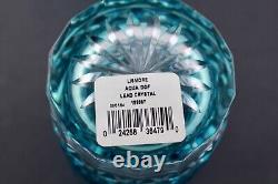 Set Of 2 Waterford Crystal Lismore Aqua Double Old Fashioned Glasses Nib