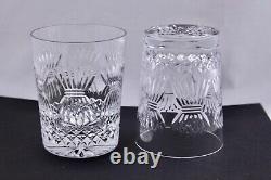 Set Of 2 Waterford Crystal Millennium Prosperity Double Old Fashioned Mint