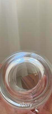 Set Of 2 original Nambe Tilt Double Old Fashioned Drinking Glasses