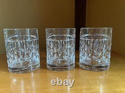 Set Of 3 Ralph Lauren ASTON Double Old Fashioned Glasses, Excellent Condition