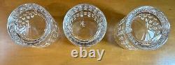 Set Of 3 Ralph Lauren ASTON Double Old Fashioned Glasses, Excellent Condition