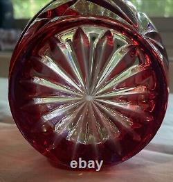 Set Of 3 WATERFORD Marquis BROOKSIDE Double Old Fashioned RED D0F Glasses EUC