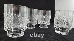 Set Of 4 Iittala Kuusi 4-1/4 Double Old Fashioned Glasses Excellent