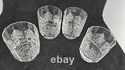 Set Of 4 Iittala Kuusi 4-1/4 Double Old Fashioned Glasses Excellent
