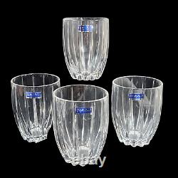 Set Of 4 Marquis by Waterford Double Old Fashioned Glasses Omega
