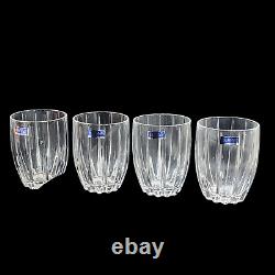 Set Of 4 Marquis by Waterford Double Old Fashioned Glasses Omega