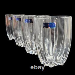 Set Of 4 Marquis by Waterford Double Old Fashioned Glasses Omega